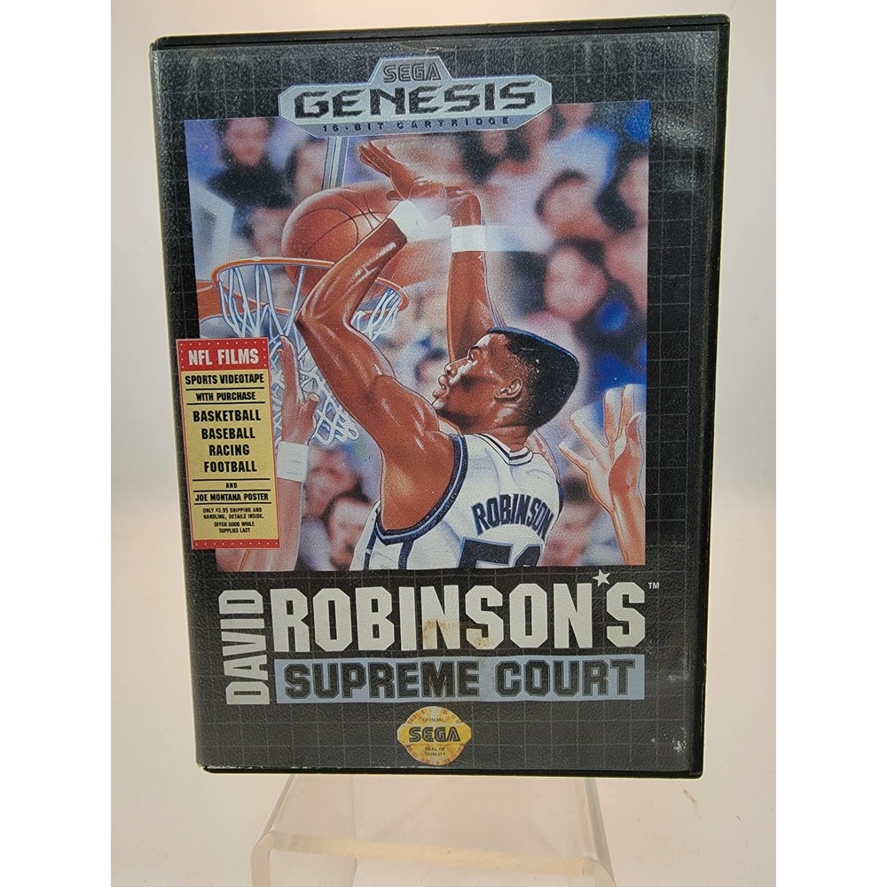 Sega Genesis Game David Robinson's Supreme Court